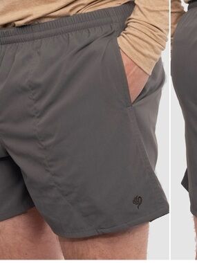 Men's Athletic Quick-Dry Shorts in Charcoal, 7” size large